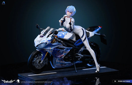 Neon Genesis Evangelion SX Studio Motorcycle Girl Ayanami Rei Resin Statue