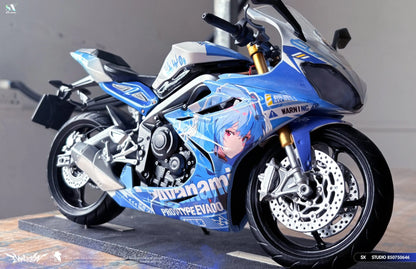 Neon Genesis Evangelion SX Studio Motorcycle Girl Ayanami Rei Resin Statue