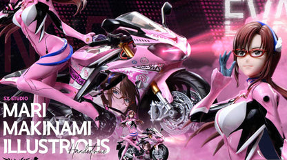 Neon Genesis Evangelion SX Studio Motorcycle Girl Mari Makinami Illustrious 1/6 Resin Statue