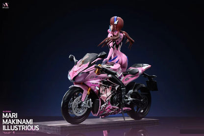 Neon Genesis Evangelion SX Studio Motorcycle Girl Mari Makinami Illustrious 1/6 Resin Statue