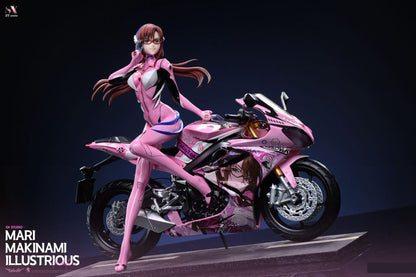 Neon Genesis Evangelion SX Studio Motorcycle Girl Mari Makinami Illustrious 1/6 Resin Statue