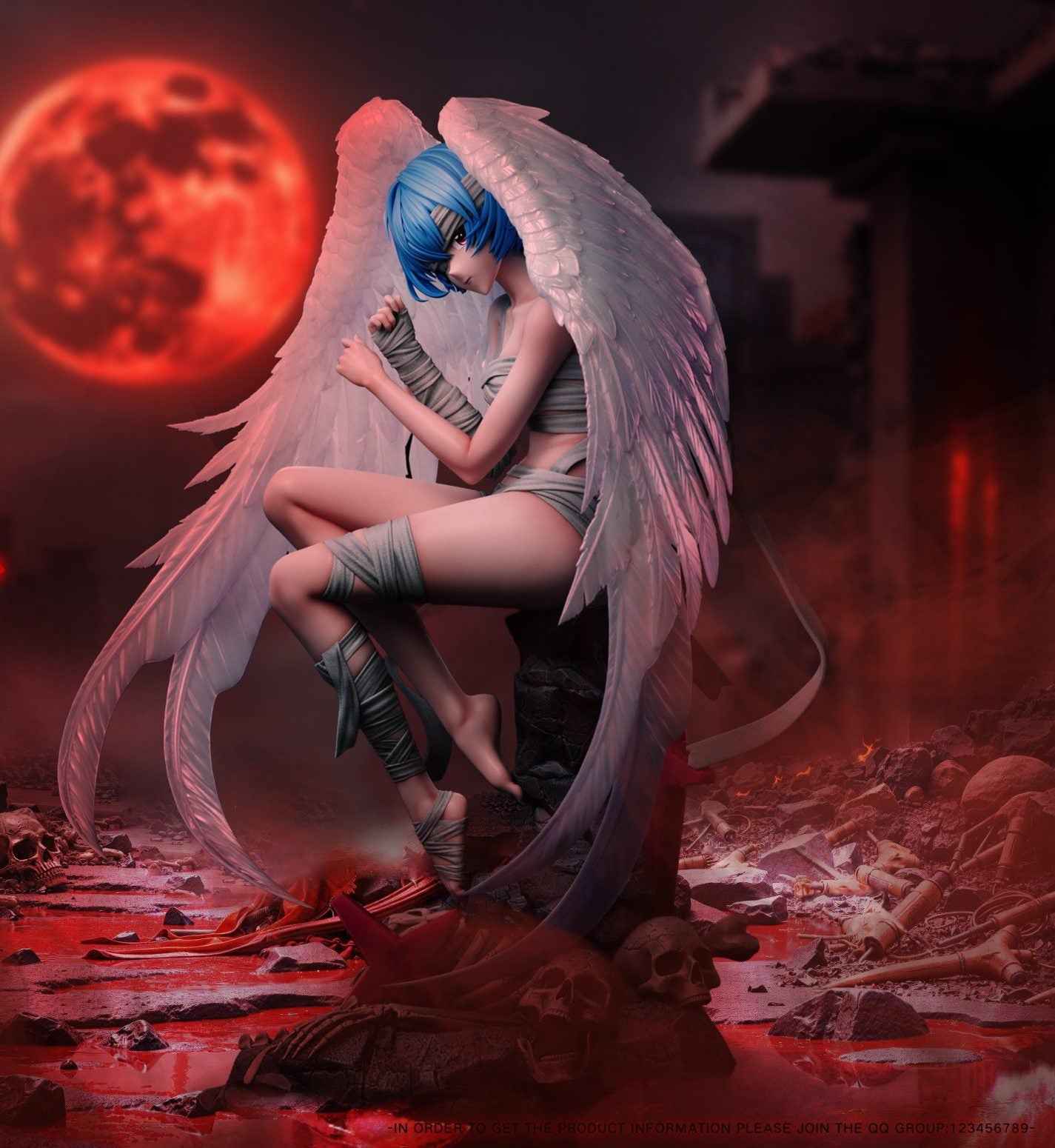 Neon Genesis Evangelion SakuraCore Studio Ayanami Rei Resin Statue