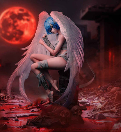 Neon Genesis Evangelion SakuraCore Studio Ayanami Rei Resin Statue