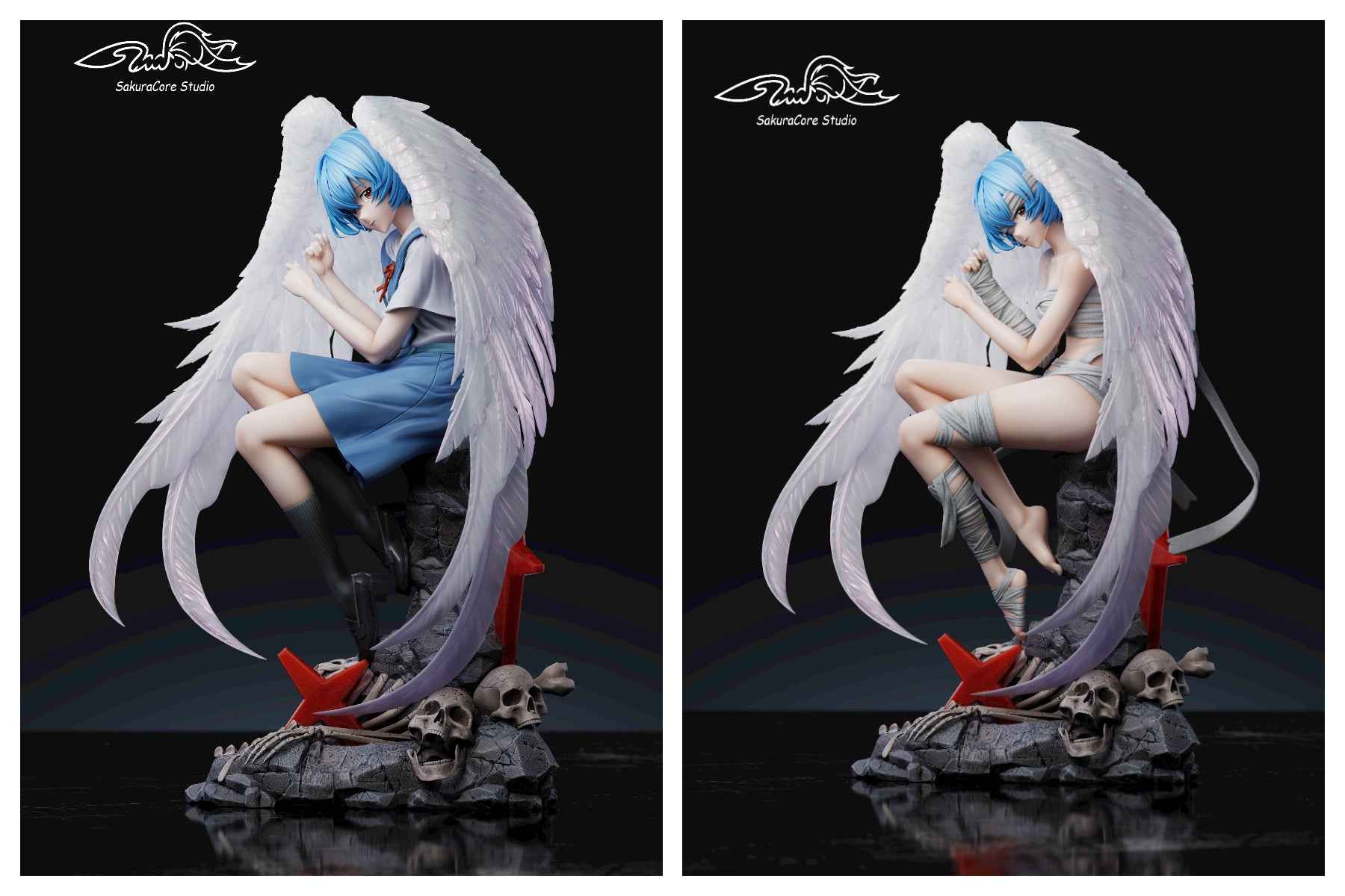 Neon Genesis Evangelion SakuraCore Studio Ayanami Rei Resin Statue