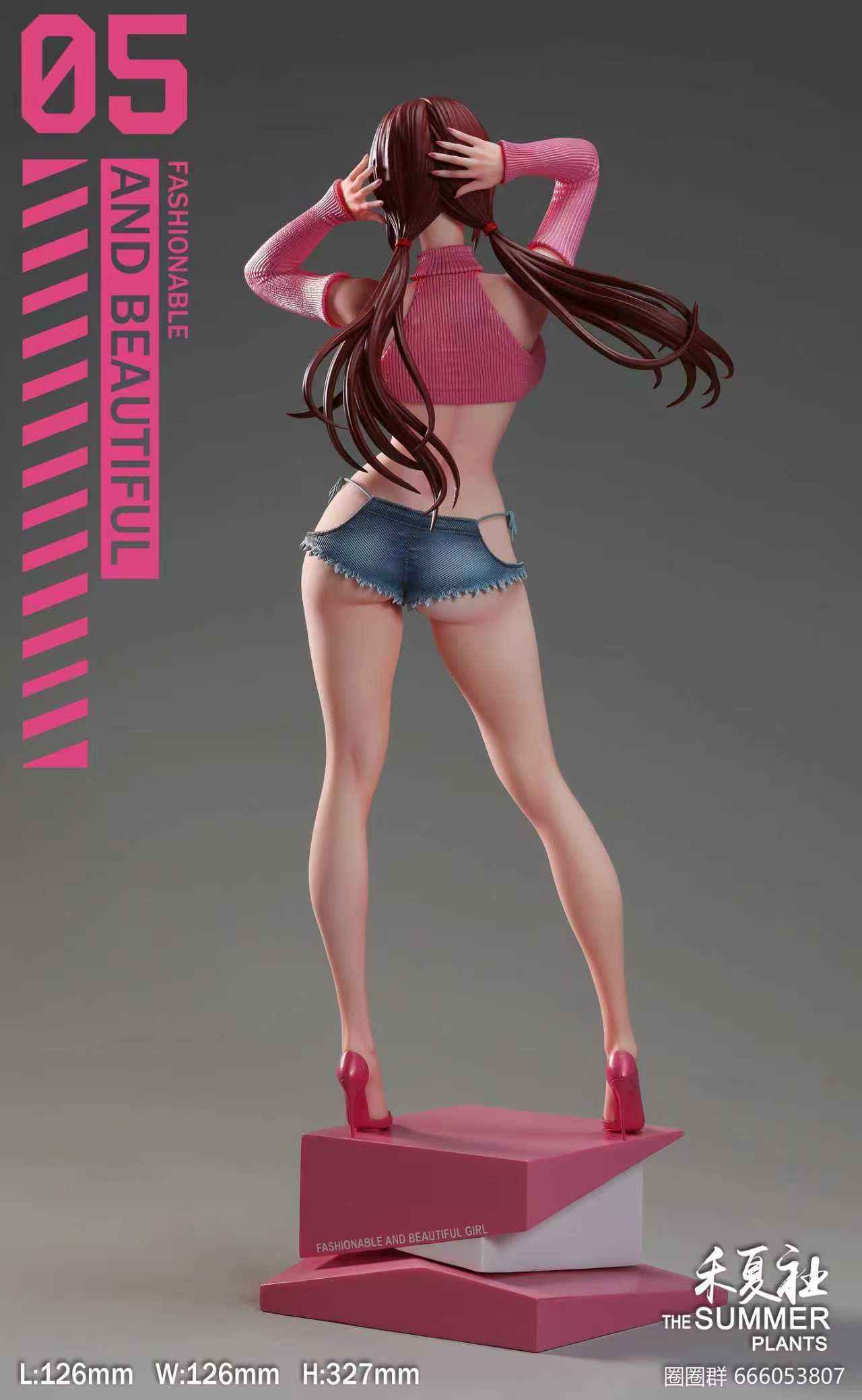 Neon Genesis Evangelion The Summer Plants Studio Mari Makinami Illustrious Resin Statue (PayPal Fees and Shipping Costs Included)