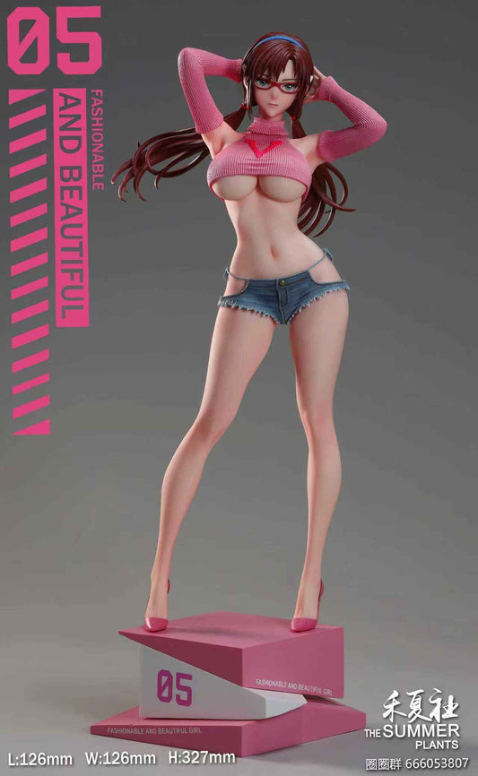 Neon Genesis Evangelion The Summer Plants Studio Mari Makinami Illustrious Resin Statue (PayPal Fees and Shipping Costs Included)