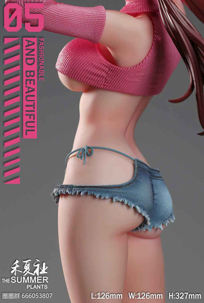 Neon Genesis Evangelion The Summer Plants Studio Mari Makinami Illustrious Resin Statue (PayPal Fees and Shipping Costs Included)