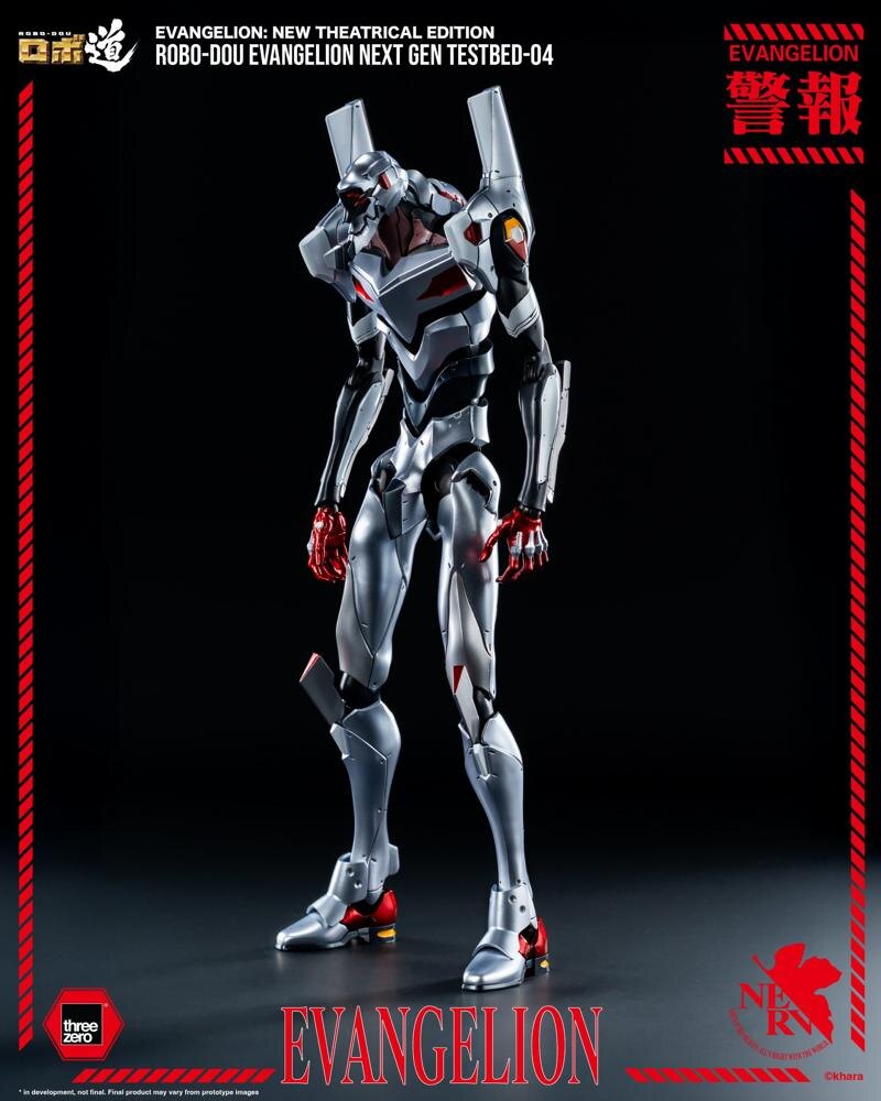 Neon Genesis Evangelion Threezero New Theatrical Edition ROBO-DOU Evangelion Unit 04 3Z10350C0 Licensed Action Figure