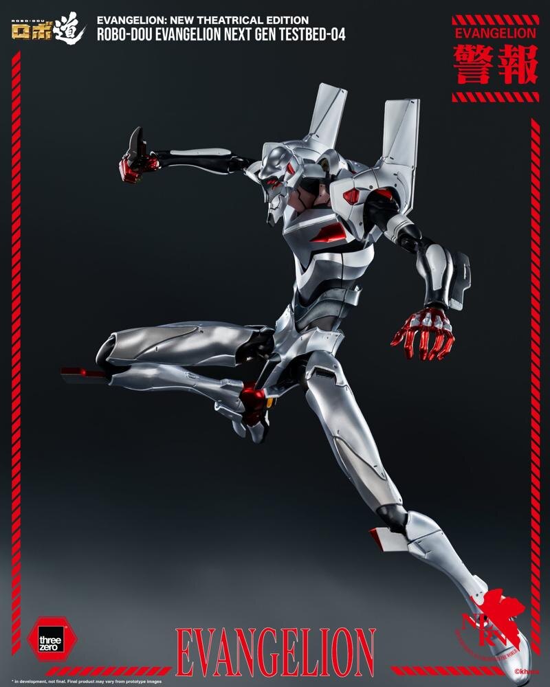 Neon Genesis Evangelion Threezero New Theatrical Edition ROBO-DOU Evangelion Unit 04 3Z10350C0 Licensed Action Figure