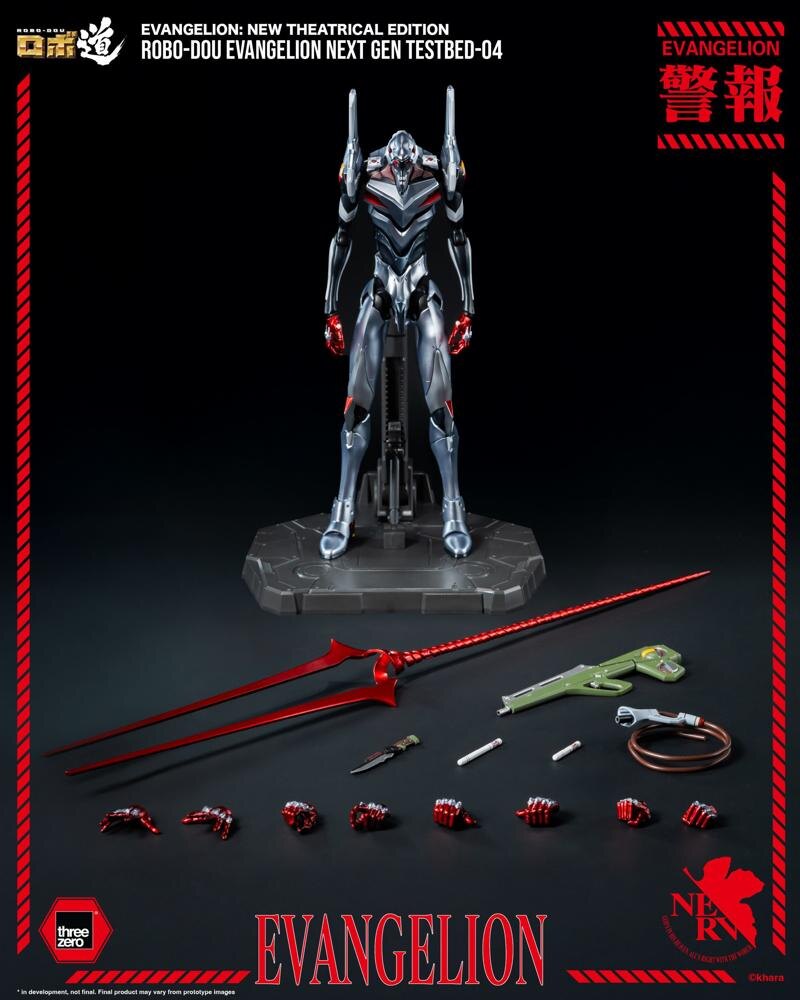 Neon Genesis Evangelion Threezero New Theatrical Edition ROBO-DOU Evangelion Unit 04 3Z10350C0 Licensed Action Figure