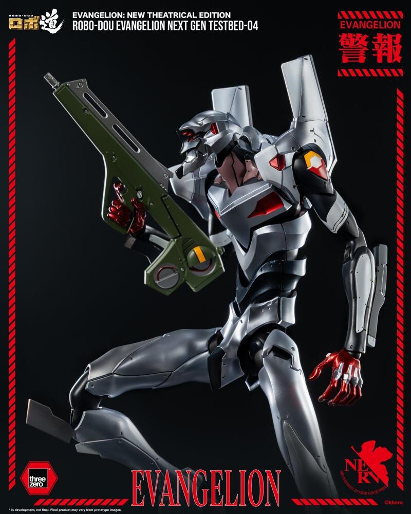 Neon Genesis Evangelion Threezero New Theatrical Edition ROBO-DOU Evangelion Unit 04 3Z10350C0 Licensed Action Figure