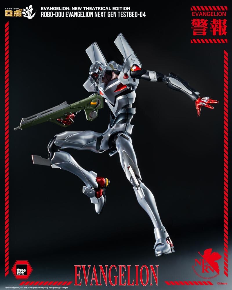 Neon Genesis Evangelion Threezero New Theatrical Edition ROBO-DOU Evangelion Unit 04 3Z10350C0 Licensed Action Figure