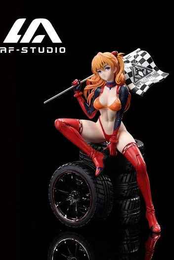 Neon Genesis Evangelion AF Studio Soryu Asuka Langley Sitting on Tire 1/6 Resin Statue