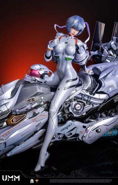 Neon Genesis Evangelion DT Studio Sci-Fi Motorcycle Ayanami Rei Resin Statue