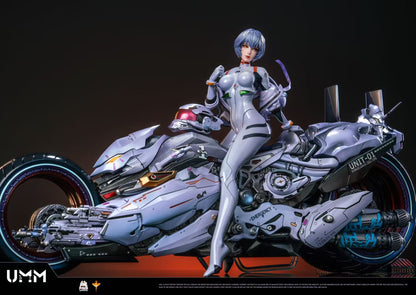 Neon Genesis Evangelion DT Studio Sci-Fi Motorcycle Ayanami Rei Resin Statue