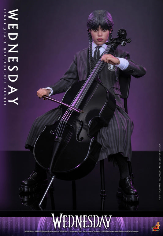 Netflix Series Wednesday Hot Toys Nevermore Academy Outfit Wednesday TMS135 Licensed Action Figure