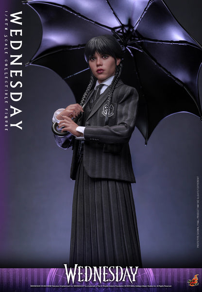 Netflix Series Wednesday Hot Toys Nevermore Academy Outfit Wednesday TMS135 Licensed Action Figure