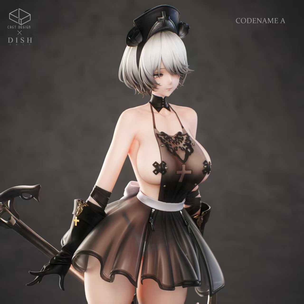 NieR:Automata Cast Design & Dish Studio YoRHa No.2 2B 1/4 Resin Statue (PayPal Fees and Shipping Costs Included)
