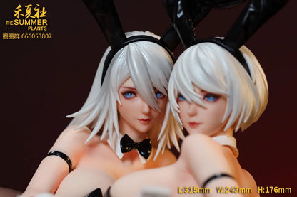NieR: Automata The Summer Plants Studio Bunny Girl A2 & 2B Resin Statue