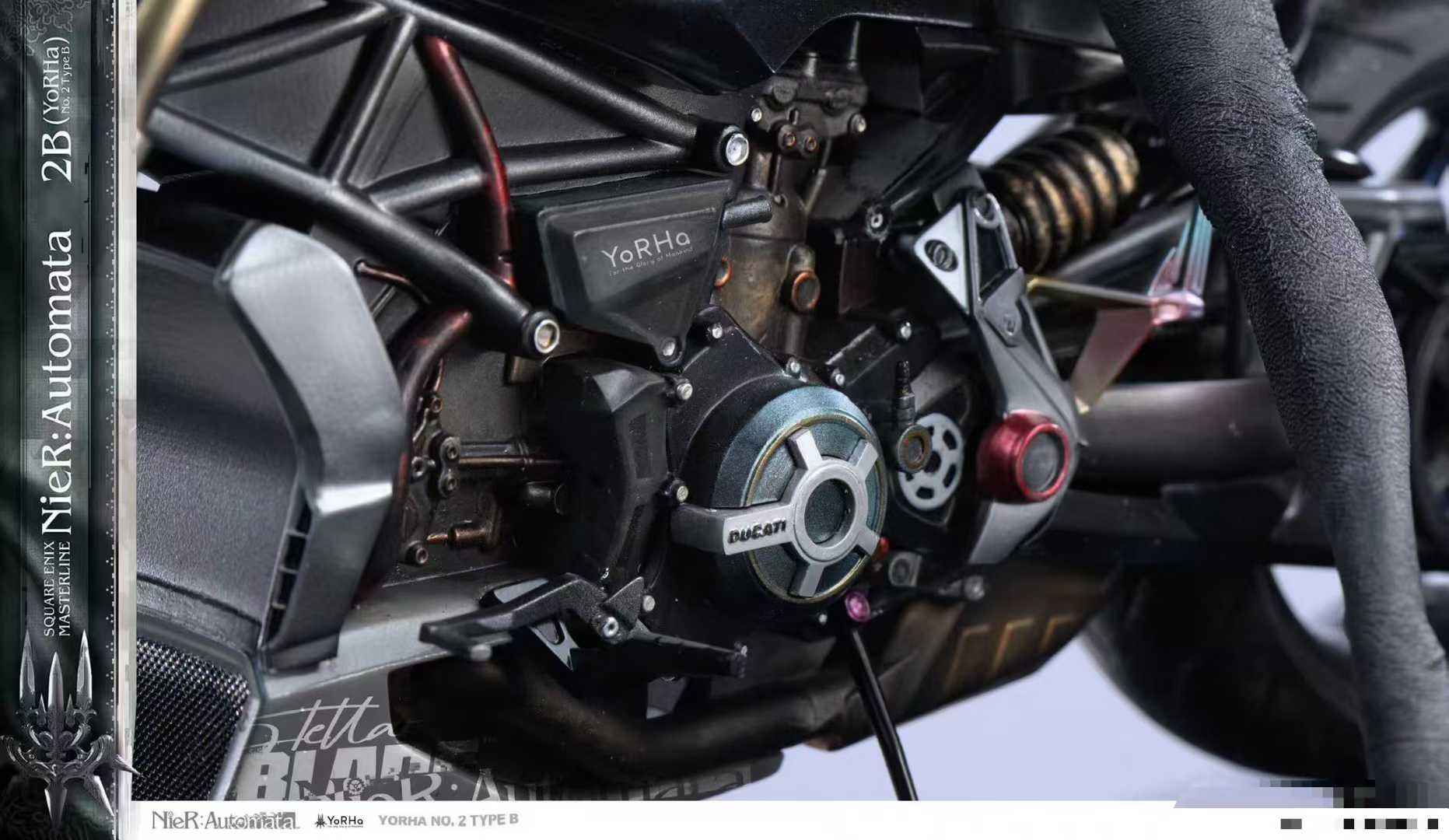 NieR: Automata Aetheria & SX Studio Motorcycle NieR 2B 1/6 Resin Statue