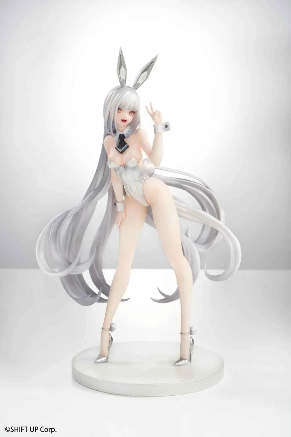 Nikke: Goddess of Victory Hobby Sakura Blanc White Rabbit & Noir Black Rabbit 1/10 Licensed PVC Figure