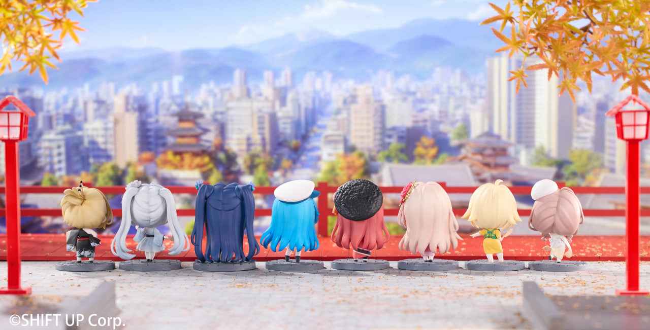 Nikke: Goddess of Victory Hobby Sakura New Year Special SD Set Of 8 Licensed PVC Figure