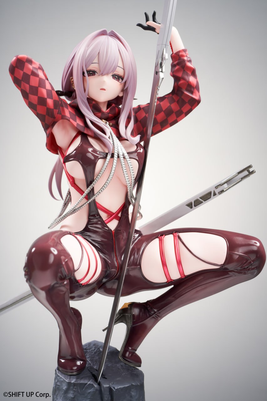 Nikke: Goddess of Victory Hobby Sakura Scarlet Black Shadow Licensed PVC Figure