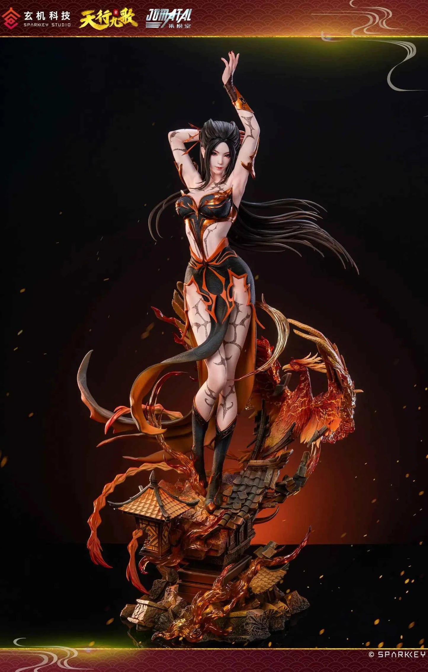 Nine Songs of Heaven Jomatal Studio Yan Ling Ji 1/4 Licensed Resin Statue