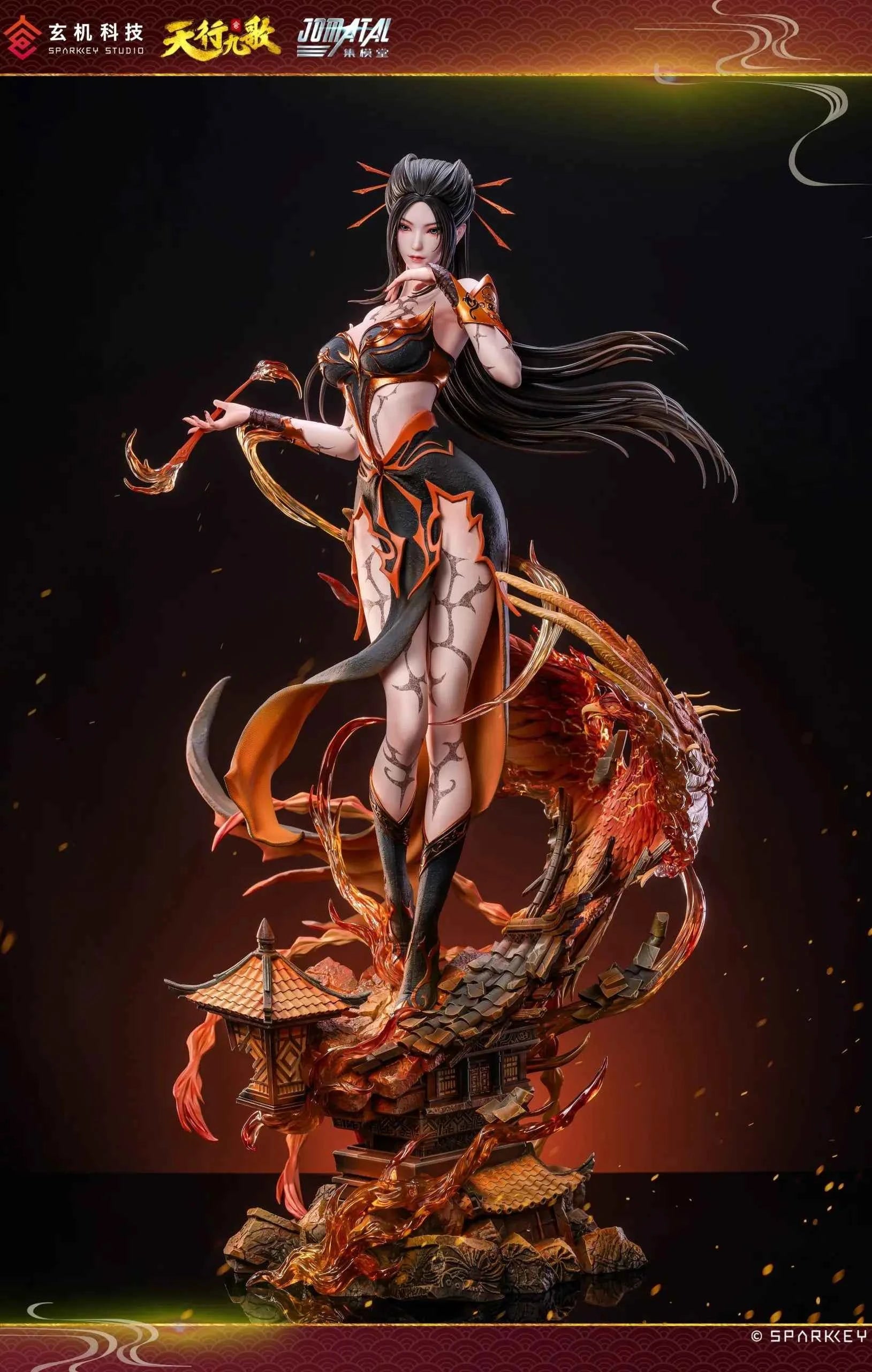 Nine Songs of Heaven Jomatal Studio Yan Ling Ji 1/4 Licensed Resin Statue