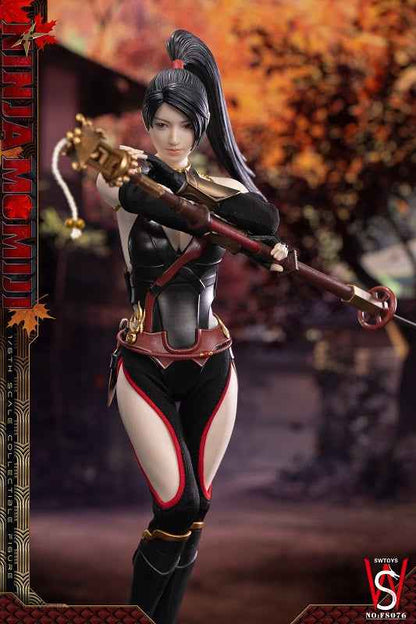 Ninja Gaide SWTOYS Studio Ninja Momiji FS076 Black-Red Leaf Action Figure (3rd party)