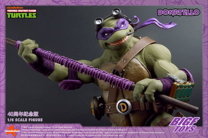 Ninja Turtles BIGFTOYS Donatello 40th Anniversary BIGF-003 Licensed Action Figure