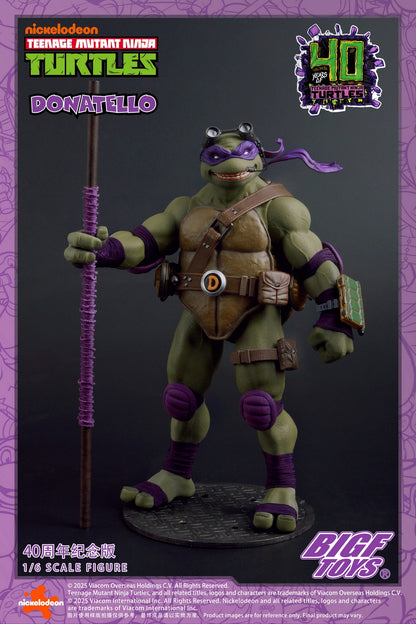 Ninja Turtles BIGFTOYS Donatello 40th Anniversary BIGF-003 Licensed Action Figure