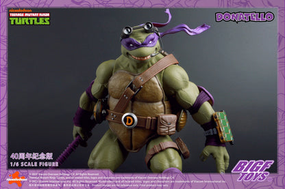 Ninja Turtles BIGFTOYS Donatello 40th Anniversary BIGF-003 Licensed Action Figure