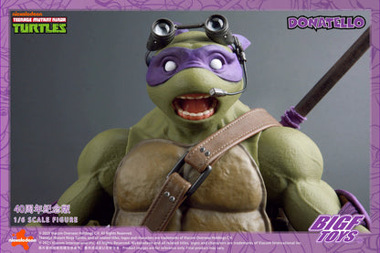 Ninja Turtles BIGFTOYS Donatello 40th Anniversary BIGF-003 Licensed Action Figure