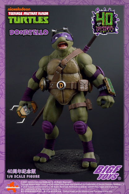 Ninja Turtles BIGFTOYS Donatello 40th Anniversary BIGF-003 Licensed Action Figure