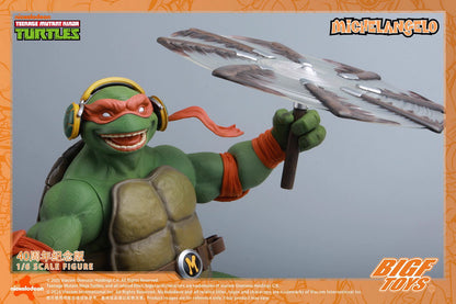 Ninja Turtles BIGFTOYS Michelangelo 40th Anniversary BIGF-004 Licensed Action Figure