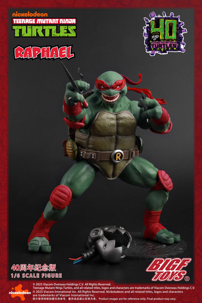 Ninja Turtles BIGFTOYS Raphael 40th Anniversary BIGF-002 Licensed Action Figure