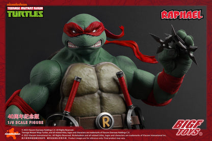 Ninja Turtles BIGFTOYS Raphael 40th Anniversary BIGF-002 Licensed Action Figure