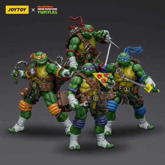 Ninja Turtles JOYTOY Studio Leonardo Michelangelo Raffaello Donatello Licensed Action Figure