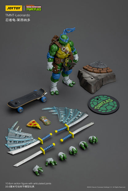 Ninja Turtles JOYTOY Studio Leonardo Michelangelo Raffaello Donatello Licensed Action Figure