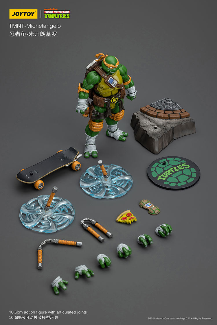 Ninja Turtles JOYTOY Studio Leonardo Michelangelo Raffaello Donatello Licensed Action Figure