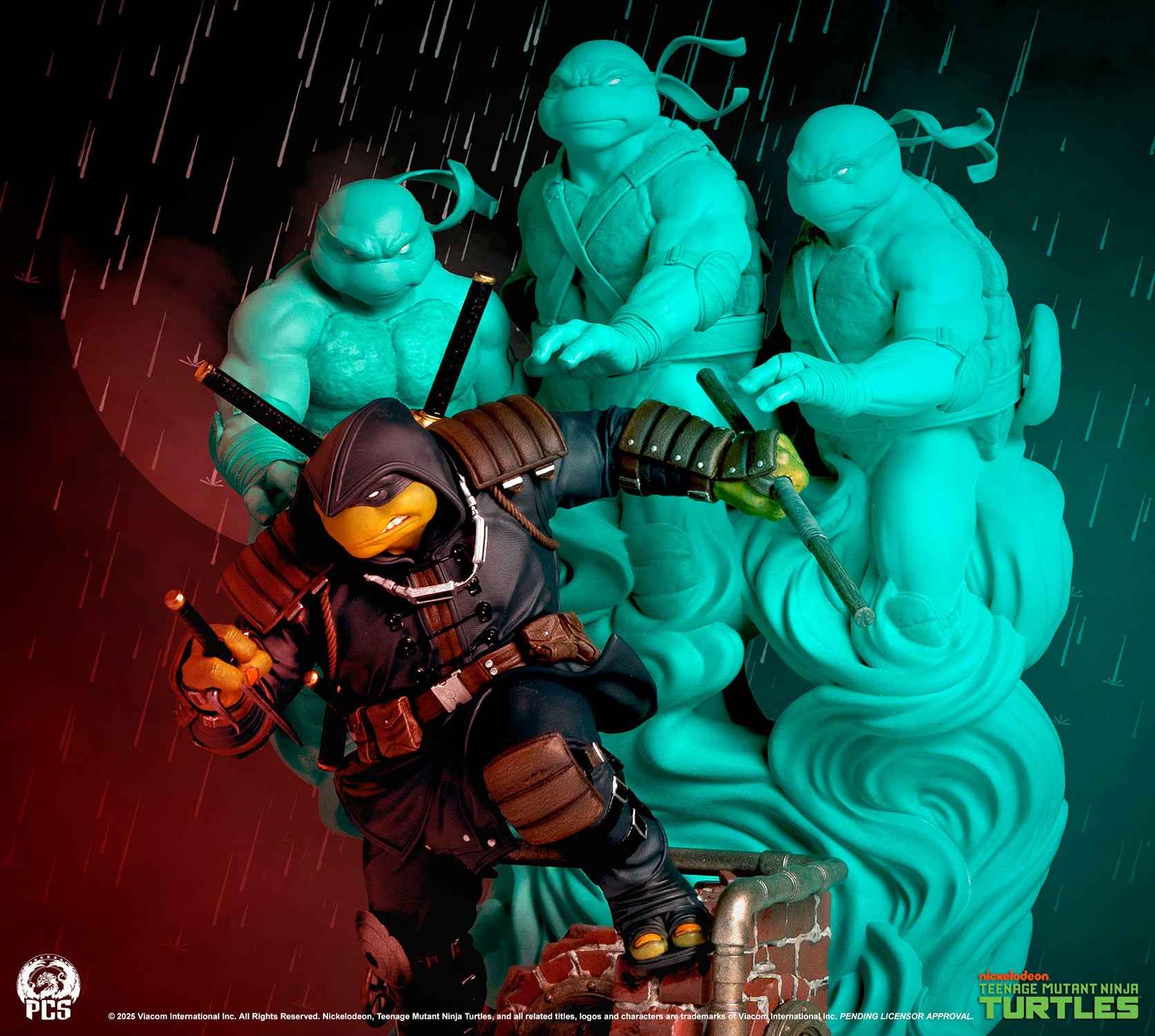 Ninja Turtles Sideshow Collectibles & PCS Studio Teenage Mutant Ninja Turtles The Last Ronin Michelangelo Licensed Resin Statue