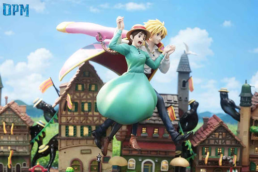 Howl's Moving Castle by Hayao Miyazaki ~ OPM Studio ~ Sophie Hatter & Howl Jenkins "Howell Jenkins" ~ Resin Statue