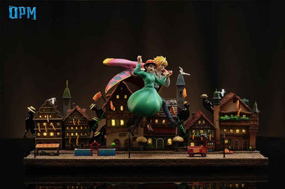 Howl's Moving Castle by Hayao Miyazaki ~ OPM Studio ~ Sophie Hatter & Howl Jenkins "Howell Jenkins" ~ Resin Statue - Santoryu Resins Collectors
