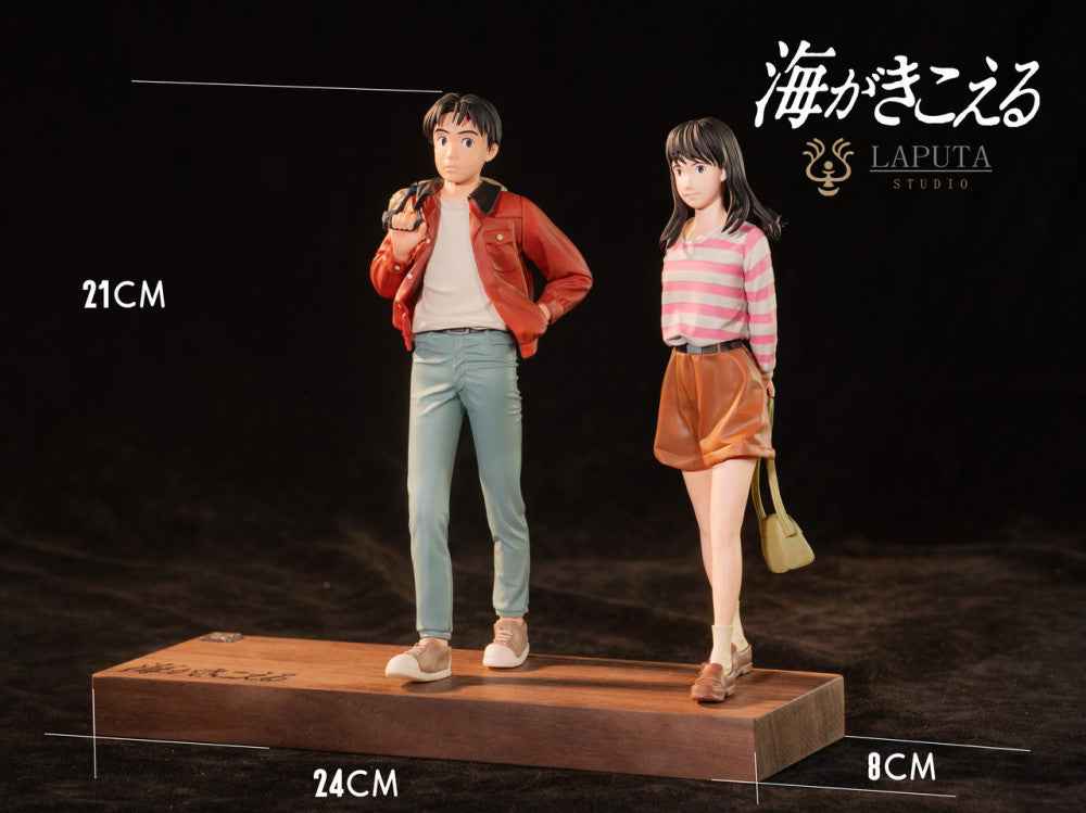 Ocean Waves Laputa Studio Taku Morisaki & Rikako Muto Resin Statue