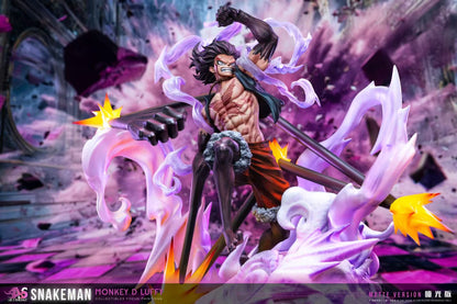 One Piece AS Studio Monkey D. Luffy Gear 4th Snakeman Resin Statue