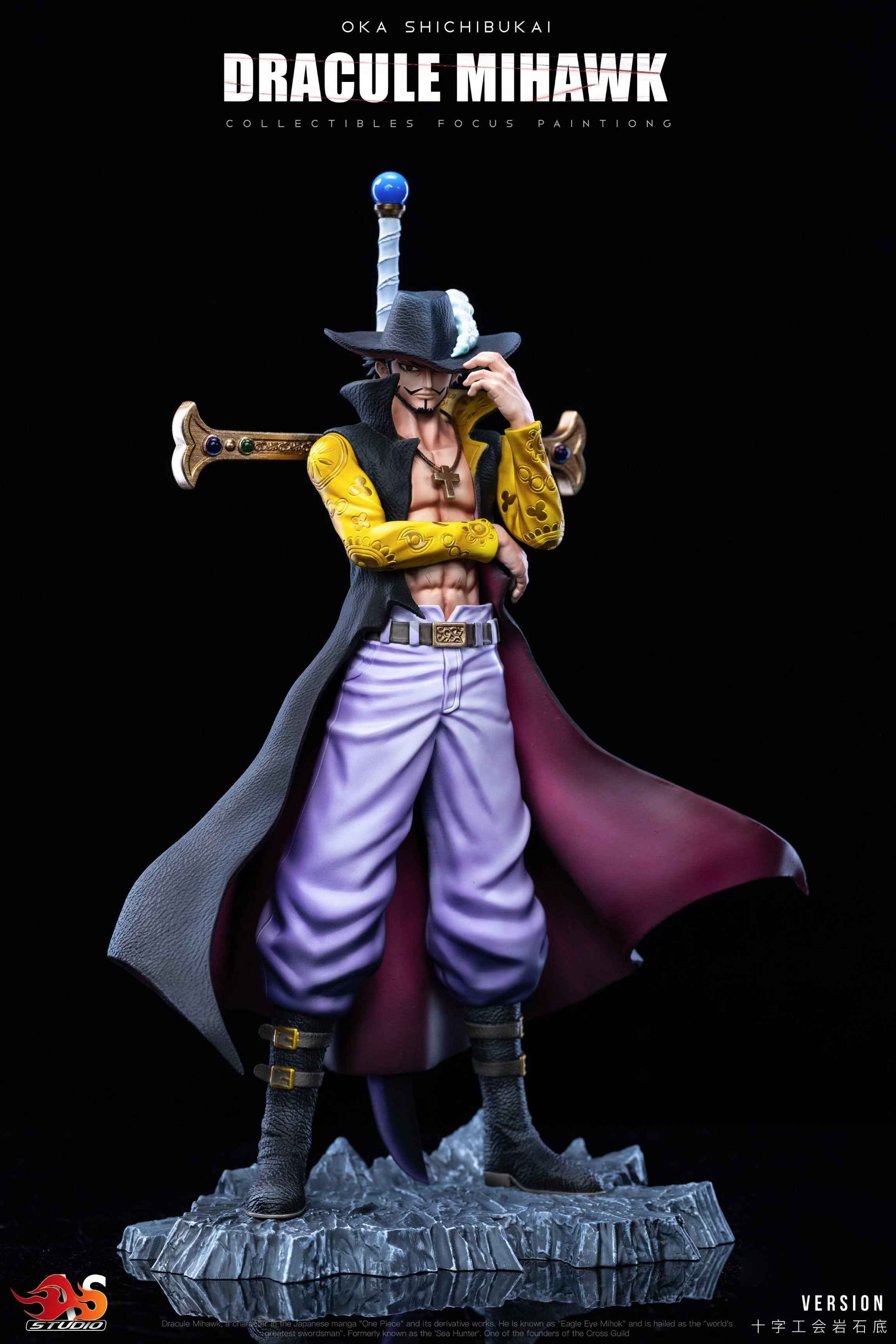 One Piece As Studio Dracule Mihawk Resin Statue