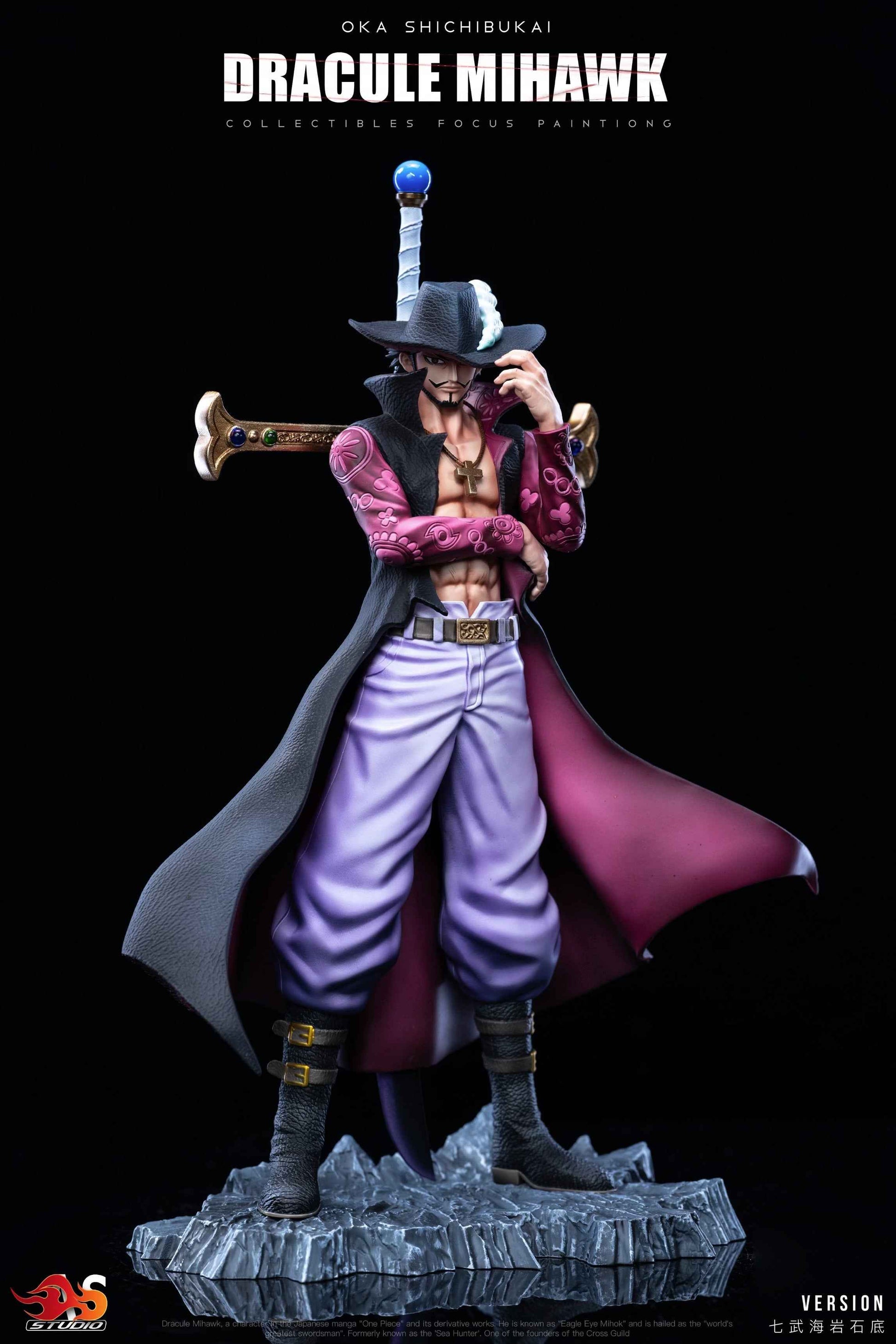 One Piece As Studio Dracule Mihawk Resin Statue