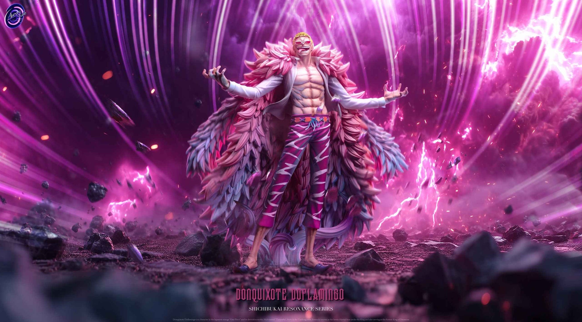 One Piece Aurora Studio Donquixote Doflamingo Resin Statue