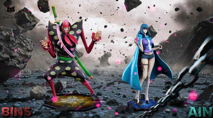 One Piece Black Studio Bins & Ain Resin Statue